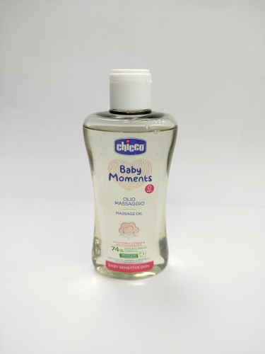روغن ماساژ کودک چیکو مدل Sensitive Skin 74 حجم 200 میلی لیتر