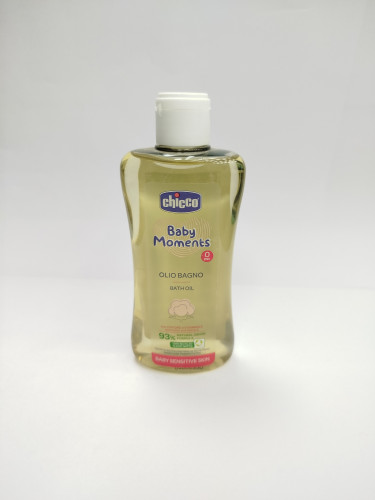 روغن بدن چیکو Chicco پنبه دانه 93% olio bagno ارگانیک حجم 200 میل