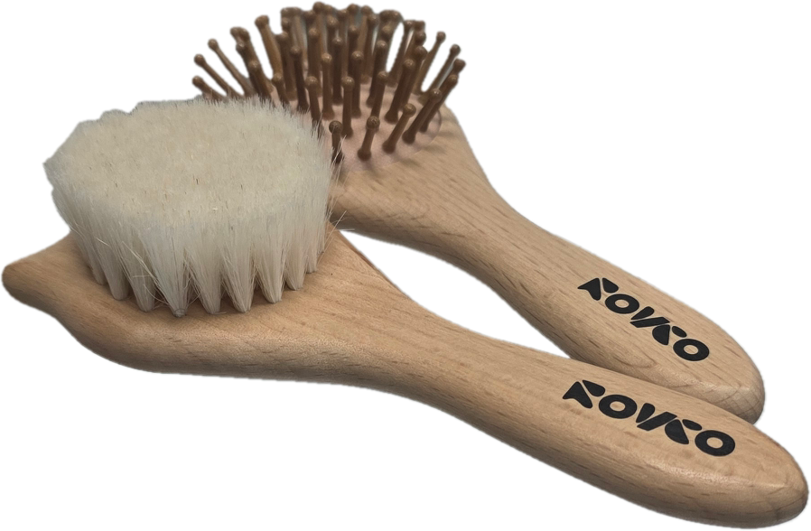 برس دو عددی چوبی برند ROVCO